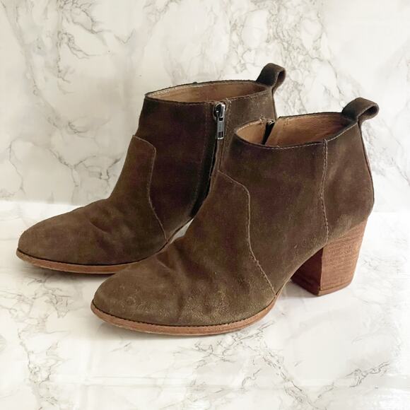 MADEWELL The Brenner Boot Brown Suede 7.5 - Picture 2 of 8